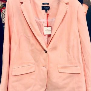 NWT pink Talbots lined Blazer. 14WP Very soft pink